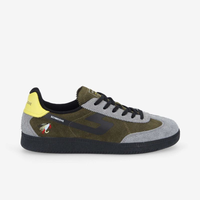 SHEFFIELD JOGGER M - SUEDE/H.SUEDE -  VERT OLIVE/GRIS